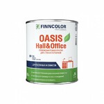 фото Краска для стен и потолков Finncolor Oasis Hall&Office глубокоматовая, база A, 0.9л