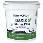 фото Краска для стен и потолков Finncolor Oasis Interior Plus глубокоматовая, база A, 0.9л