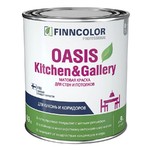 фото Краска моющаяся Finncolor Oasis Kitchen & Gallery матовая, база A, 0.9л