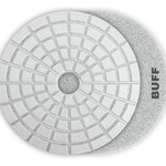 фото Шлифовальный алмазный гибкий круг черепашка для мокрого шлифования BUFF Зубр 29867-10000, 125 мм
