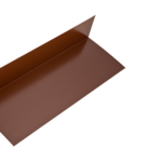 фото Планка примыкания верхняя 170х122х2500 (RAL8017 шоколад)