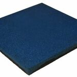 фото Резиновая плитка для спортивных площадок 500х500х16мм синяя