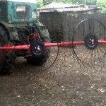 фото Грабли ворошилки навесные колесно-пальцевые ГВН-4М (4 колеса, спица 6мм)