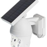 фото Светильник светодиодный "Камера" ERAFS012-10 6LED 8х24см фасадный на солнечн. батарее с датчиком движения ЭРА Б0057600