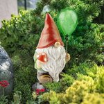 фото Фигура садовая "Гном Мухомор с шариком" ERASF22-08 30см полистоун Эра Б0053360
