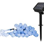 фото Светильник светодиодный SLR-G08-30B садовый; гирлянда капли син. солнечная батарея ФАZА 5040946