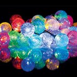 фото Светильник светодиодный садовый SLR-G05-30M гирлянда шарики мультицвет на солнечн. батарее ФАZА 5033375