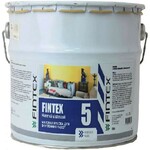 фото Краска Fintex 5, для стен и потолков, моющаяся, матовая, База А, 2,7л