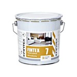 фото Краска Fintex 7, для стен и потолков, моющаяся, шелковисто матовая, База А, 0,9л