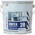 фото Краска Fintex 20, для стен и потолков, моющаяся, полуматовая, База С, 0,9л