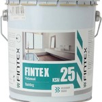 фото Краска Fintex КСМ 25, для стен и потолков, моющаяся, полуматовая, База А, 2,7л