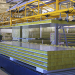 фото Стеновая сэндвич панель с минеральной ватой 150 мм, в наличии и на заказ 3 850 руб. /м²