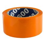 фото Скотч упаковочный Unibob® 600 оранжевая 48 мм х 66 м, толщина 45 мкм