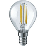 фото Лампа светодиодная филаментная G45 шарообразная 8Вт 240В E14 4000К, OLL-F-G45-08-230-4K-E14