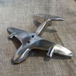 фото Сувенир самолет из алюминия. СССР