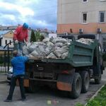 фото Вывоз строительного мусора самосвалами