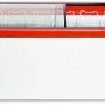 фото Морозильный ларь МЛГ-500 глянец красный