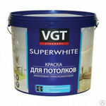 фото Краска ВДАК-2180 д/потолков супербелая, ВГТ, 15 кг
