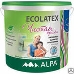 фото ECOLATEX 5 л ECO Экологичная латексная краска для стен и потолков