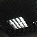 фото Грильято подвесной потолок 40х40 (h=30), черный