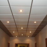 фото Подвесная система Люмсвет Т24 металлик для подвесного потолка