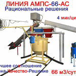 фото Завод для производства газобетона АМПС-66-АС