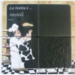 фото Керамическая плитка Mainzu Ceramica "Conjunto Ricetta-4" 40x40 панно