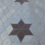 фото Тротуарная плитка «Ромб» h = 3см коричневый