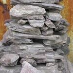 фото Камень - сланец кварцованный 15-30 кг (Сиреневый) для ландшафтных работ