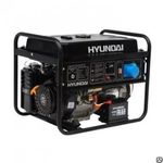фото Бензиновый генератор Hyundai HHY 9000FE + колеса