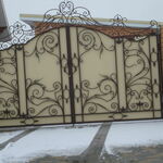 фото Изготовление ворот с элементами художественной ковки