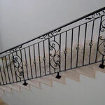 фото Изготовление металлических перил для лестниц
