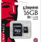 фото Карта памяти Kingston MicroSDHC Class 10 UHS-I 45MB/s 16GB (SDC10G2/16GB)