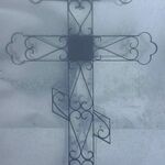 фото Сварной крест на могилу