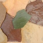 фото Камень природный для дорожки песчаник шоколадка 3 см