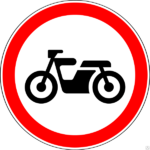 фото Дорожный знак Движение мотоциклов запрещено 3.5