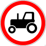 фото Дорожный знак Движение тракторов запрещено 3.6