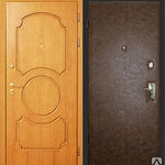 фото Металлическая дверь с отделкой МДФ / ВИНИЛ