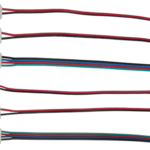 фото Соединитель для светодиодных лент RGB кабели питания (4 провода )
